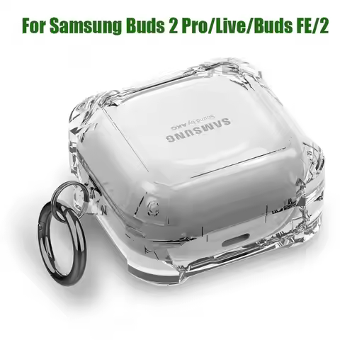 Shockproof Transparent Lock Cover For Samsung Galaxy Buds 2 Pro Buds FE Buds2 Pro Buds Live buzz 2 P