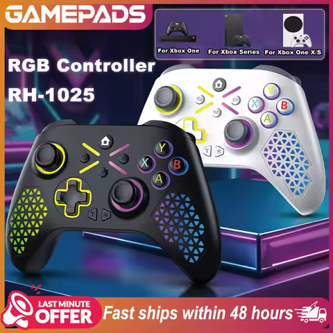 RGB Gamepad For Xbox One/Xbox Seris S/X Console Wireless Dual Vibra Six Axis Gyroscope Game Xbox Con