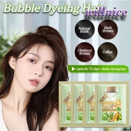 5pcs Cqrzen Hair Coloring Shampoo Organic Botanical Hair Dye Shampoo Bubble Plant Hair Dye Shampoo O