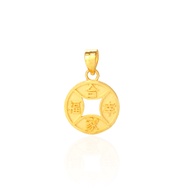 Ancient Coin Pendant in 999 Gold by Ngee Soon Jewellery