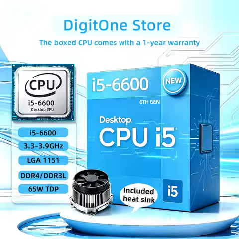 NEW Intel Core i5-6600 3.30 GHz Quad Core (SR2L5) LGA 1151 CPU Processor IN BOX