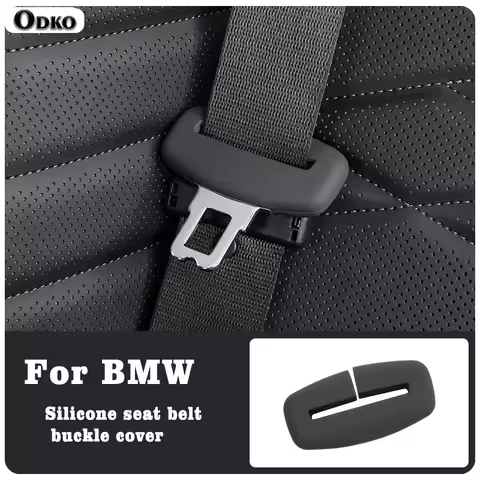 PU Leather Car Seat Belt Buckle Clip Protector Accessories For BMW 5 Series X3 F10 G20 G22 E83 F30 E