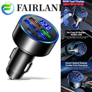 150W Fast Car Charger Super Fast Charging For Home USB Type-C Car Charger