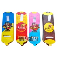 kemasan kebab 100 lembar / kertas kebab murah / Dus pembungkus kebab/wadah kebab/kertas kebab/kotak