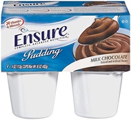 [USA]_Ensure Pudding, Creamy Milk Chocolate, 4-Ounce Cup, 4 Count, (Pack of 12)