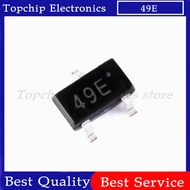10pcs 44E 49E Hall Effect Sensor Switch SMD Hall Element SS49E AH49E A3144E SOT23 Sensor Switch Brus