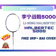 【READY STOCK】Li-Ning Halbertec 5000 Original Badminton Racket李宁战戟5000 羽毛球拍【Free Grip & Bag Cover】