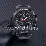 JAM TANGAN PRIA RUBBER ANTI AIR SPORTY