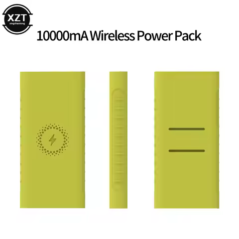 Silicone Protective Case Cover for Xiaomi Powerbank WPB15PDZM WPB100 WPB15ZM Sleeve 10000mAh PLM11ZM