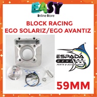 BLOCK RACING EGO AVANTIZ / EGO SOLARIZ 59MM BRAND ESPADA PISTON 59MM