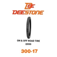 ยางนอกมอเตอร์ไซค์ Deestone 300-17 D999