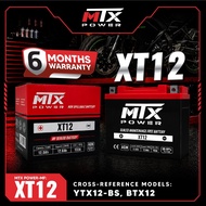 MTX Power-MF XT12 Motorcycle Battery AGM Maintenance Free Battery Motor Battery Sealed Battery