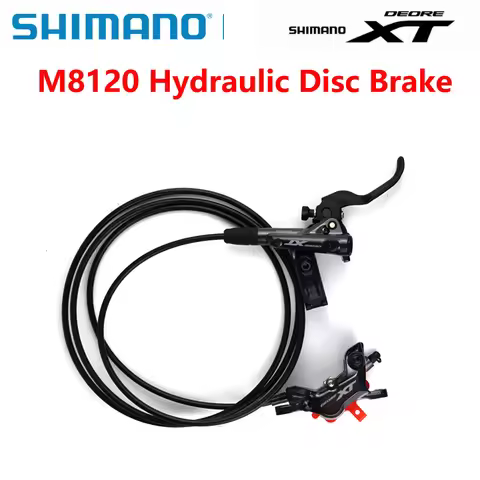 SHIMANO DEORE XT M8120 Hydraulic Disc Brake Right 2000mm Parts MTB Mountain Bike 4 Piston Brake Part