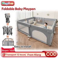 Foldable Playpen Baby Playpen Baby pagar baby safety murah kandang baby playmat baby cage 圍欄 兒童