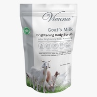 VIENNA WHITENING BODY SCRUB REFFIL 1KG GOATS MILK- COWS MILK - BENGKOANG - VIENNA SCRUB POUCH 1KG