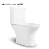 Ceramic Cistern Toilet with Dual Flush System