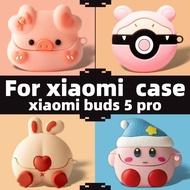 For xiaomi Buds 5 Pro Shockproof Headphone Case Cover xiaomi Buds 5 pro Shockproof Silicone Cover Sh