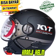 Helm kyt / helm retro bogo / helm kyt elsico #3 black doft gunmetal termurah