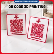 QR CODE 3D PRINTING DUITNOW | PLAQUE QR CODE CUSTOM 10X11CM