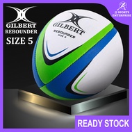 Gilbert Rebounder Rugby Training Ball (Size 5) Senior Bola Ragbi Bola Sukan Dewasa Bola Ragbi Latiha
