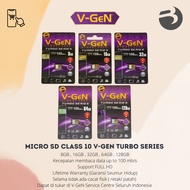 MEMORY hp 8GB 16GB 32GB 64GB 128G MICRO SD MEMORY CARD VGEN TURBO Class 10 ORIGINAL OFFICIAL WARRANT
