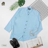 Jumbo Men's Long Muslim Shirt xxxl xxxxl Big Koko Shirt Size 6xl 7xl 8xl