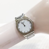 Bering Ceramic Collection Swarovski Elements Dial Quartz Watch for Women White Original Ceramic
