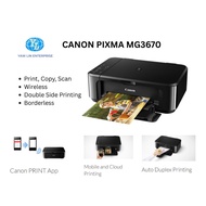 Canon MG3670 Printer Readystock Sabah