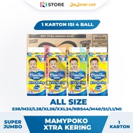 MamyPoko Pants Extra Kering S38/M32/L28/XL26/XXL24/NBS44/M40/S1/M1/L1 Karton