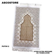 AYDIN MENSUCAT ULTRA SECCADE PRAYER RUGS 70x110