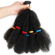 Braids Hair Afro Kinky Bulk Afro Curly Synthetic Hair Short 12" Crochet Braiding Hair Extensions For