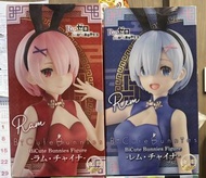 全新！FURYU Re:Zero BiCute Bunnies Figure 雷姆 / 拉姆 