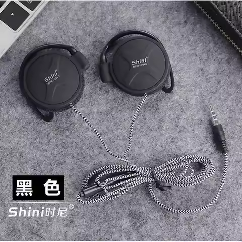 Original SHINI Q940 3.5mm Headphones Stereo Bass Music Earphone Ear Hook Headset fone de ouvido For 