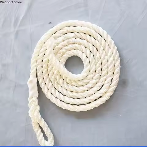 White/Black High strength polyester Boat Fender Lines 3/8'' x 6.5ft Bumper Whips Ship Boat Lifting R