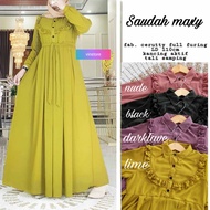 VINS | SAUDAH GAMIS MAXY / GAMIS BUSUI / BAHAN CERUTY FULL FURING