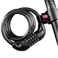 Bicycle Number Lock Anti Theft Security Lock Mounting Bracket 1.25M / 1.2m without Mounting Bracket