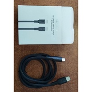 1HORA CAB273 Type C to Aiphon cable - 1m long - Parachute cord - Output current 3A -