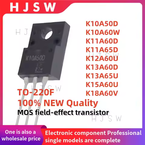 10PCS 100% NEW TK K10A50D K10A60W K11A60D K11A65D K12A60U K13A60D K13A65U K15A60U K18A60V TO-220F MO