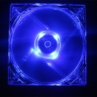[Cooling Fan] Ready Stock Blue Light Fan 12CM Cooling Blue Light Fan 12CM Silent Computer Power Chas