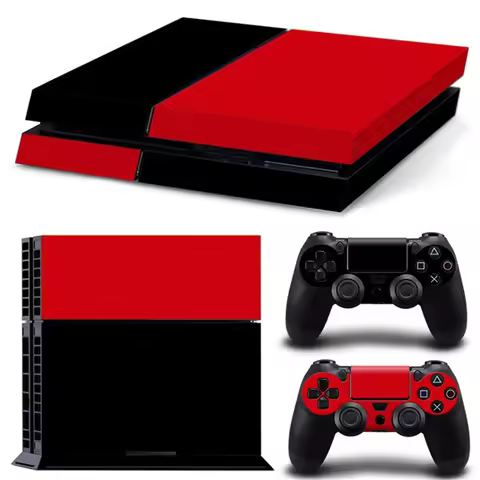 For PS4 Console Vinyl Skin Sticker Controle for Cover skin 4 + 2 Controllers Gamepad Decal skin stic