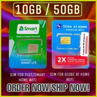 ❡ ❥ ◱ ↑ PLDT HOME PREPAID WIFI SIM CARD 10GB & UNLI DATA 30DAYS/GLOBE AT HOME PREPAID WIFI SIM CARD