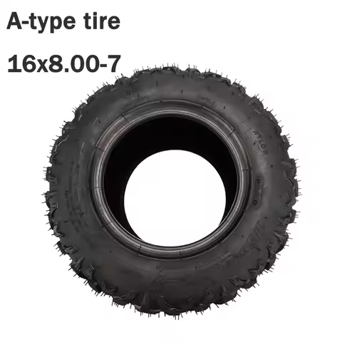 16x8.00-7 ATV Go-Kart Off-Road Motorcycle Vacuum Tyre High Performance Wheel Accessory for 110cc 125