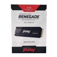 Kingston FURY Renegade 4TB PCIe 4.0 M.2 2280 SSD with Heatsink - PS5 Compatible