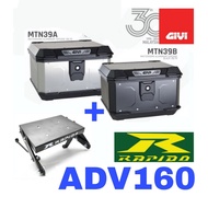 COMBO Monorack Adjustable RAPIDO Box Alloy GIVI 39L Aluminum Honda ADV160 ADV 160 Accessories Motor 
