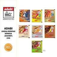 ADABI SERBUK REMPAH MASAKAN ( KARI DAGING,KARI IKAN,KARI UDANG & IKAN KERING,KERUTUK DAGING, KUNYIT,