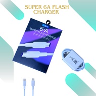 USB CHARGER CABLE TYPE C TO C 6A FASH CHARGE DATA CABLE C TO C