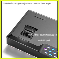 ✷ ✻ ❡ ZIFRIEND ZA646 Mechanical Keyboard 64 Keys White Backlit Blue Red Switch Gaming Keyboard
