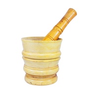 Wooden Medicine Pounder, Spice Pounder - Medicine Pounder, size 12x11 cm