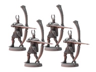 Dark Souls The Role Playing Game: Silver Knight Greatbowmen Miniatures & Stat Cards. DnD, RPG, D&D, 