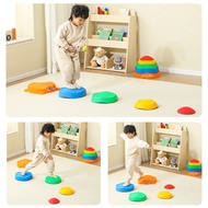 Children's Sensory Integration Toys Colorful River Crossing Stones Balance Training Frog Stepping St